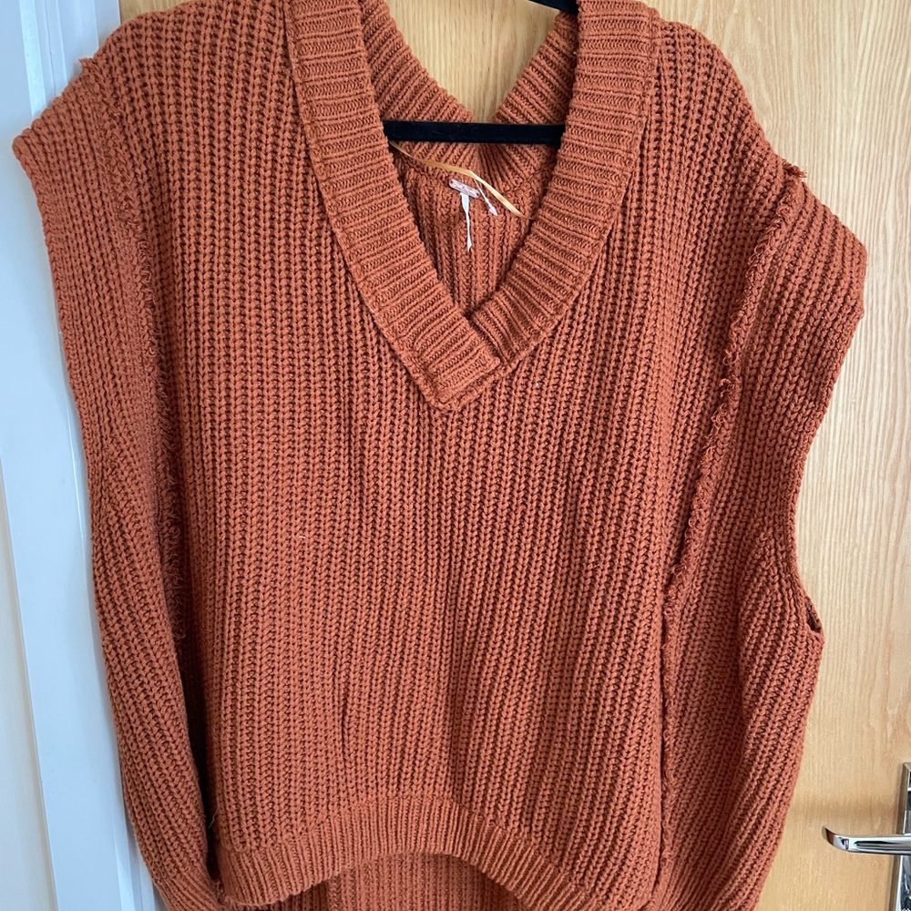Free People oversized sweater vest